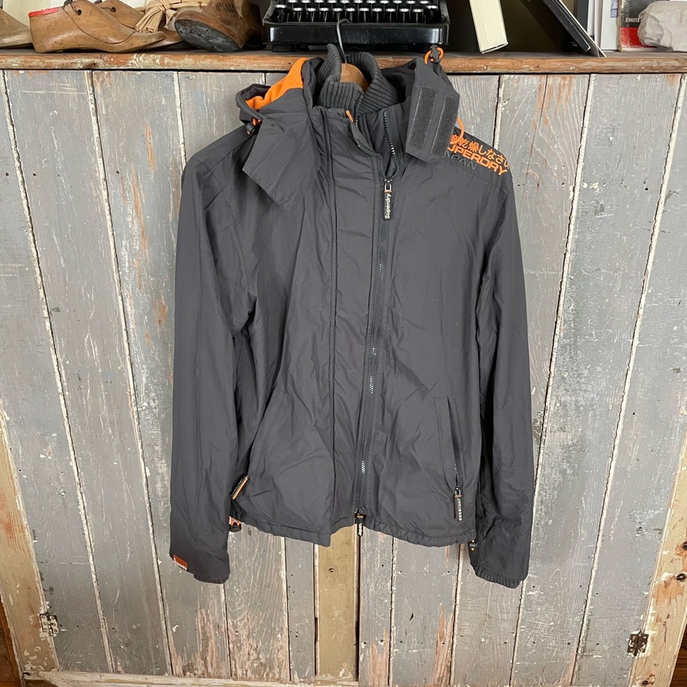 Superdry Gray and Orange Jacket